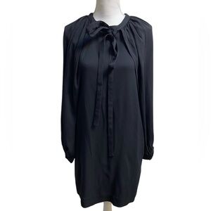 Cos black mini dress‎ attached bolero with pockets Sz 4 NWT